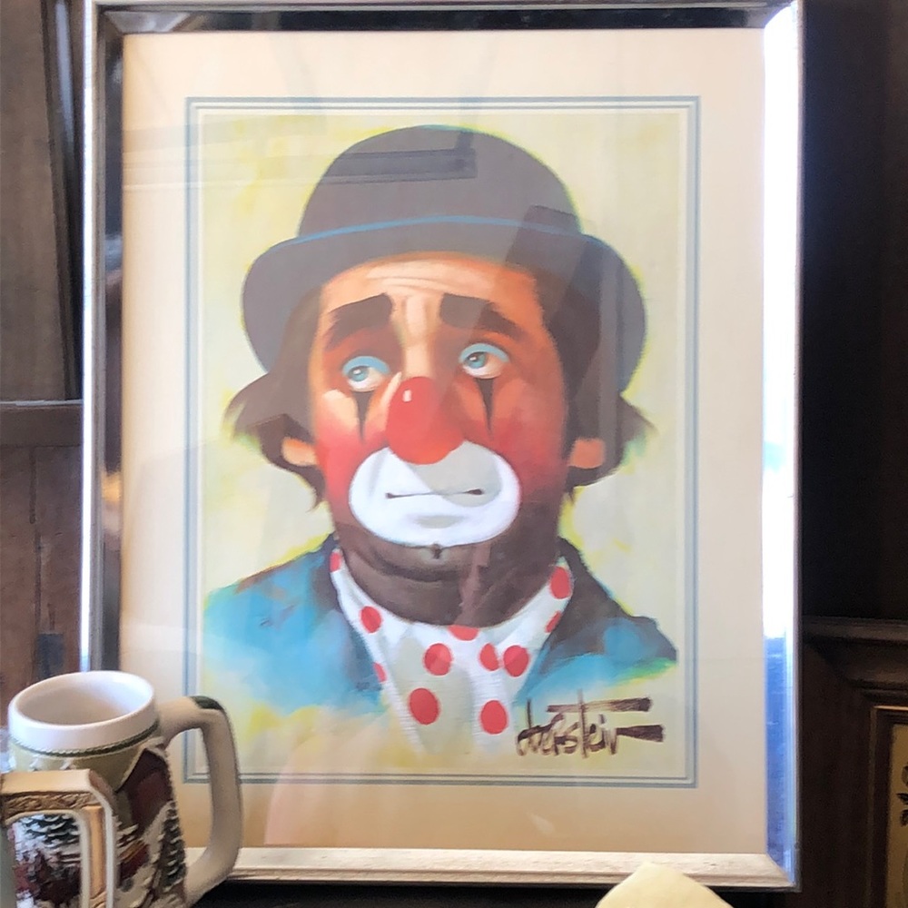 Oberstein clown print